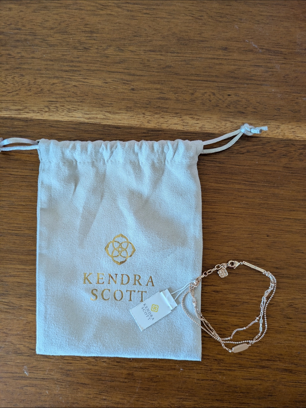 Kendra Scott Gold Multi-Strand Bracelet with Pouch
